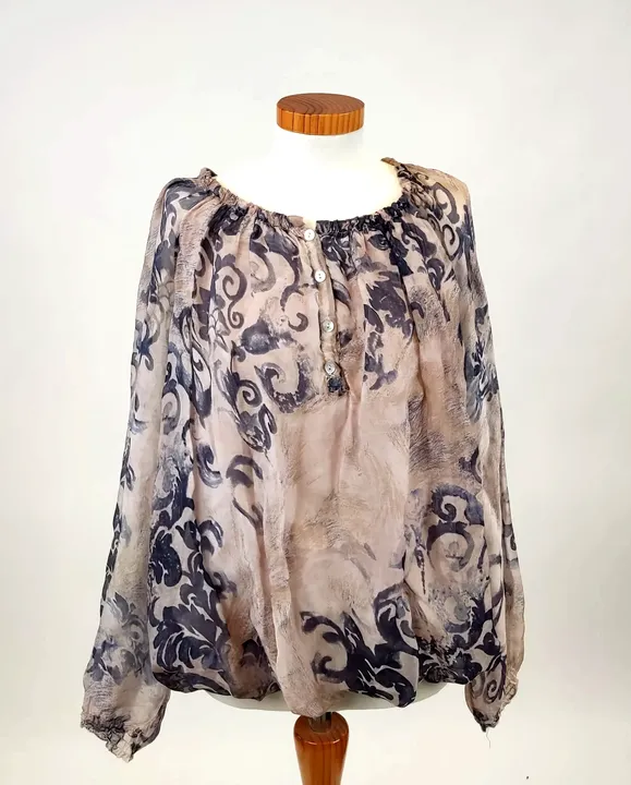 Sa.Hara Damenbluse beige - Gr. 42 - Bild 1