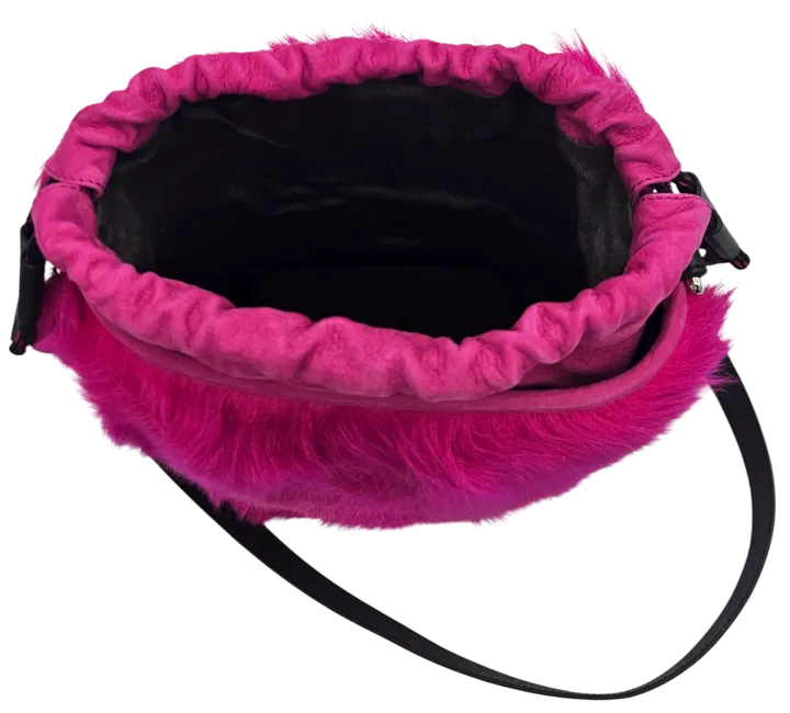 Max V. Kœnig Damen Handtasche, pink - plüsch - klein - Bild 4