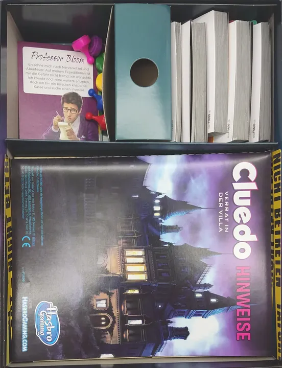 CLUEDO - Verrat in der Villa - Ein Krimi & Rätsel Spiel - Hasbro Gaming - Bild 3