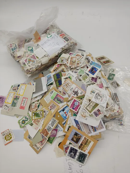 Briefmarken aus Deutschland ca. 1,5 kg bunt gemischt - Bild 2