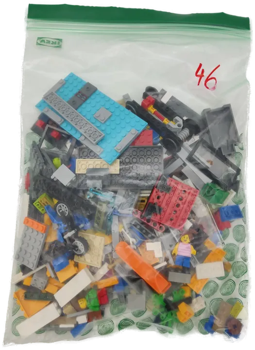 0,50 Kilo Lego Steine gemischt - Bild 1
