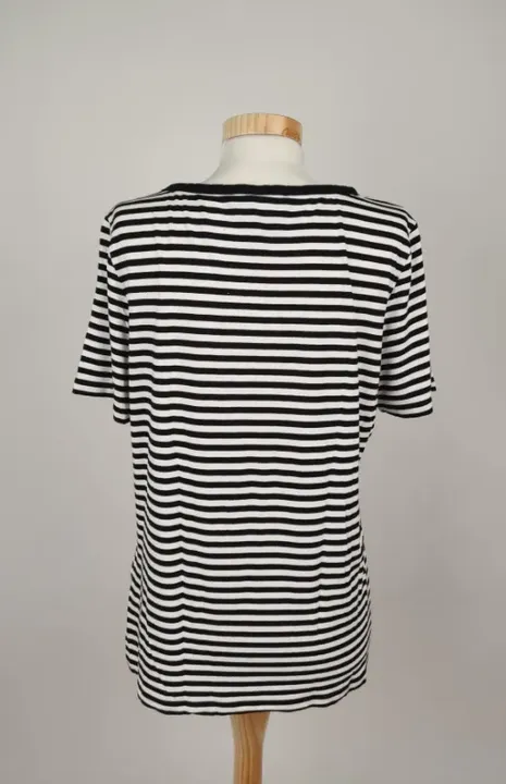 Betty Barclay Damen T-Shirt schwarz/weiß gestreift - XXL  - Bild 3