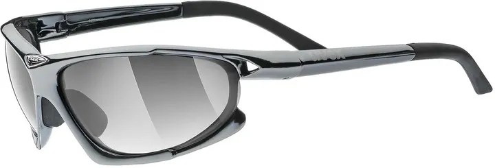 Uvex Herren Brille Hawk / Radsport mit Tasche und 4 Gläser schwarz - Bild 1