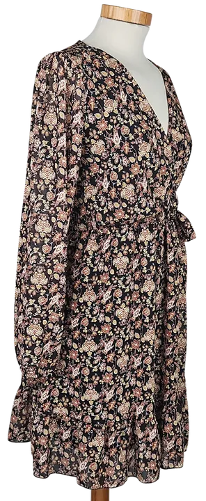JOHANNA Damen Midikleid, schwarz/grün - Gr. XS  - Bild 3
