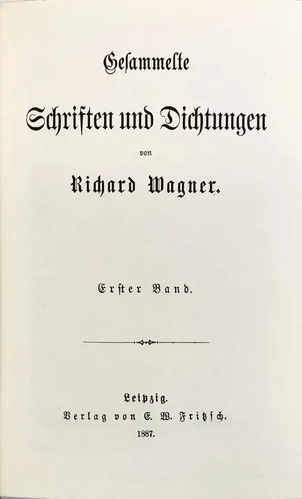 R. Wagner´s gesammelte Schriften und Dichtungen  (10. Bd.) - Ausgabe 1887 - Bild 5