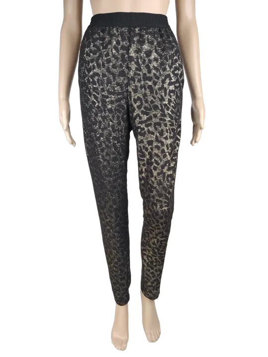 Saint Tropez Mädchen Hose schwarz/gold - Gr. XS - Bild 1