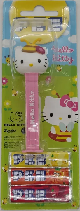 PEZ Spender Hello Kitty Bee Happy mit rosa Fuß - Bild 4