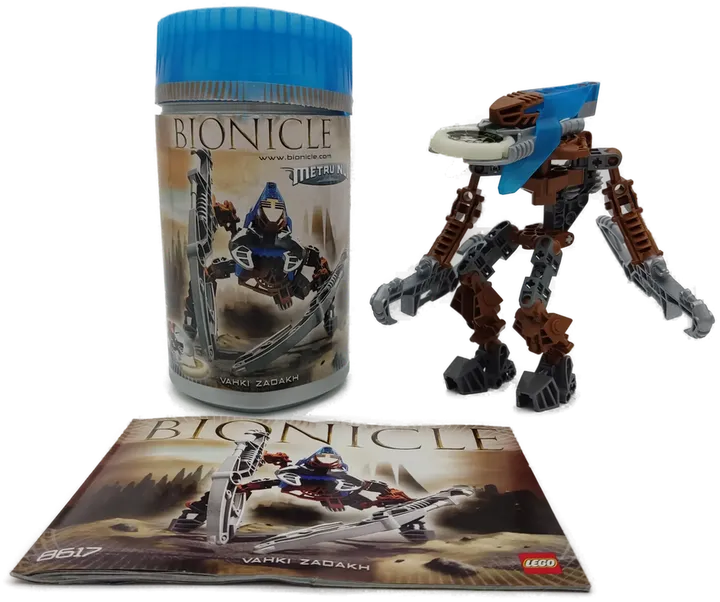2 x Lego Bionicle - Toa Whenua Hordika VAKAMA & Vahki Zadakh - Bild 2