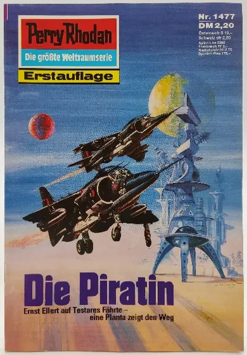 Romanheft Perry Rhodan Die Piratin Erstauflage Nr.1477 - Bild 1