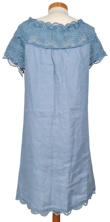 collette Damen Leinenkleid, blau - Gr. S  - Bild 2