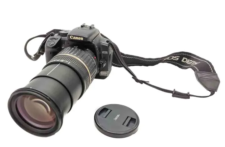 Spiegelreflexkamera Canon EOS 400D DS126151 Ob. 18-200mm mit Zubehör und Tasche - Bild 3