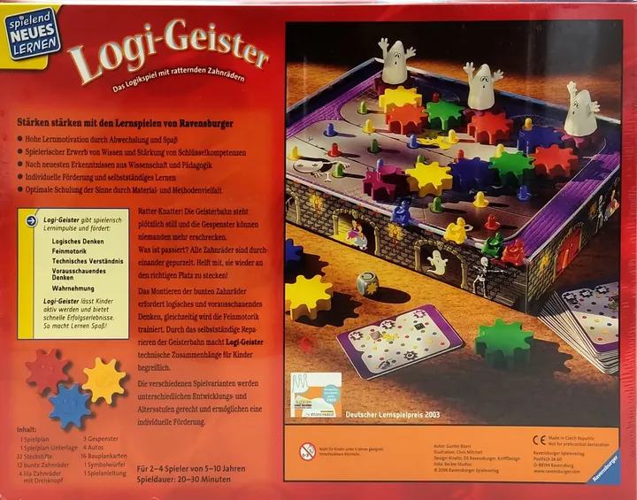 Logi-Geister - Das Logikspiel mit ratternden Zahnrädern - Gesellschaftsspiel - RAVENSBURGER - Bild 2