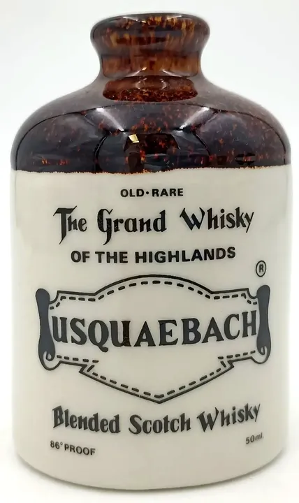 Miniatur Whisky Krug Keramik - Usquaebach - Bild 1