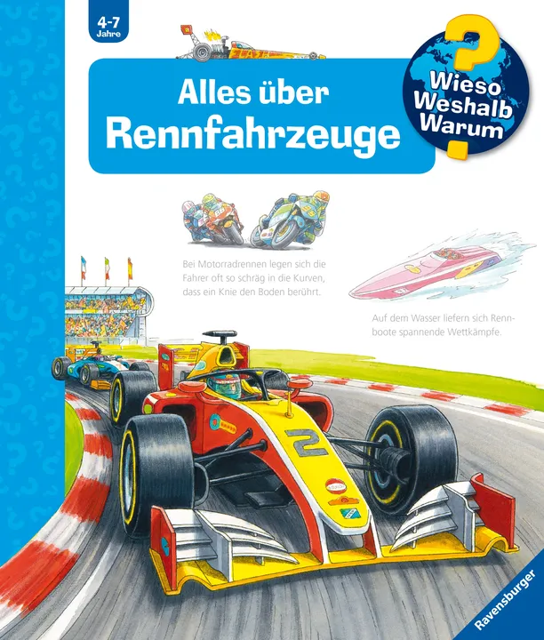 Wieso? Weshalb? Warum?, Band 69: Alles über Rennfahrzeuge - Ravensburger  - Bild 1