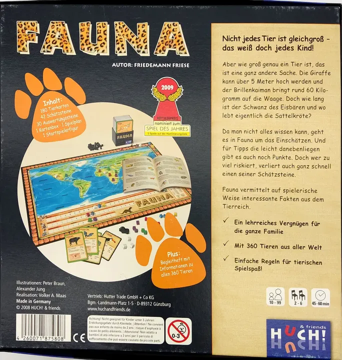 FAUNA - Das tierisch gute Wissensspiel - Huch & friends - Bild 2