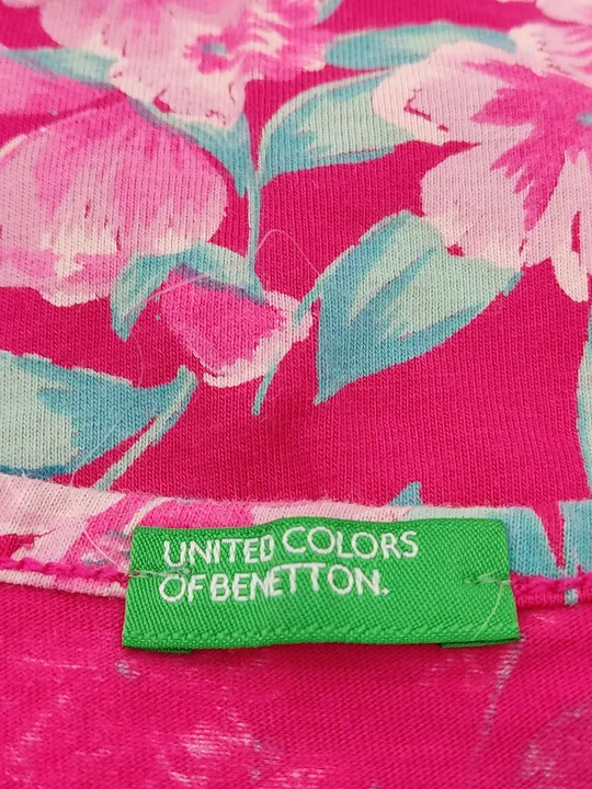 United Colors of Benetton Kinder Shirt Pink/geblümt Gr. XL (150 cm) - Bild 2