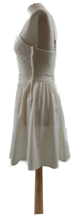 weißes Minikleid mit Trägern  - Bild 2