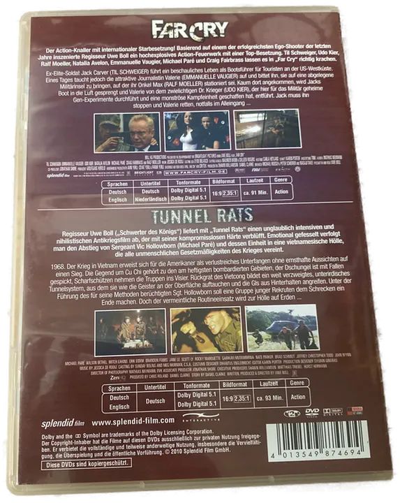 Starcinema - Tunnel Rats und Farcry - DVD - Bild 2