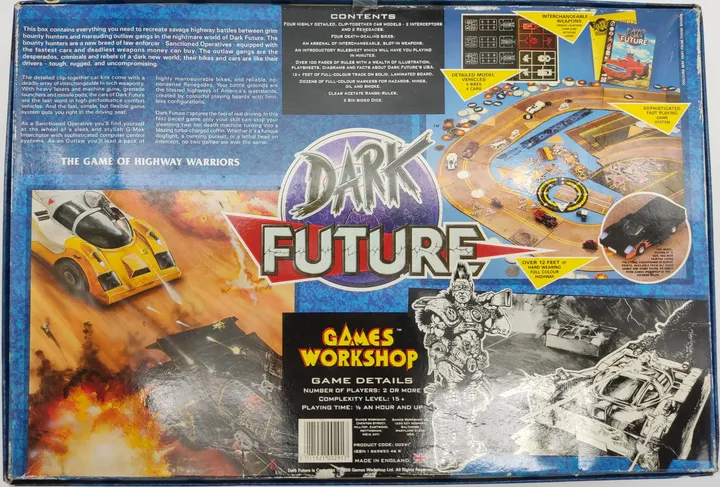 1988 Games  Workshop Dark Future 