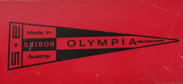 Vintage Olympia-Skibob/Sitzski von SPIESS mit Tragtasche - Bild 22