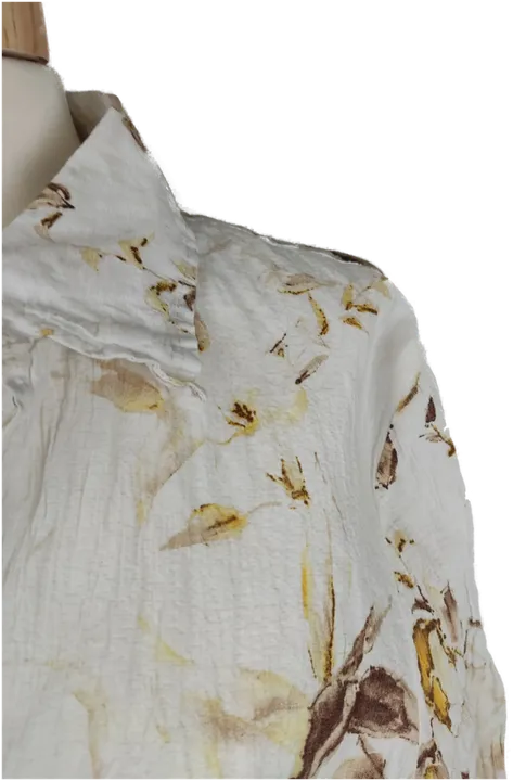 Samoon Damen Bluse beige geblümt - L - Bild 4