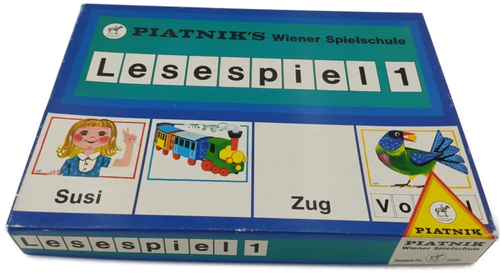 Lesespiel 1 Piatnik´s Wiener Spielschule - Bild 1