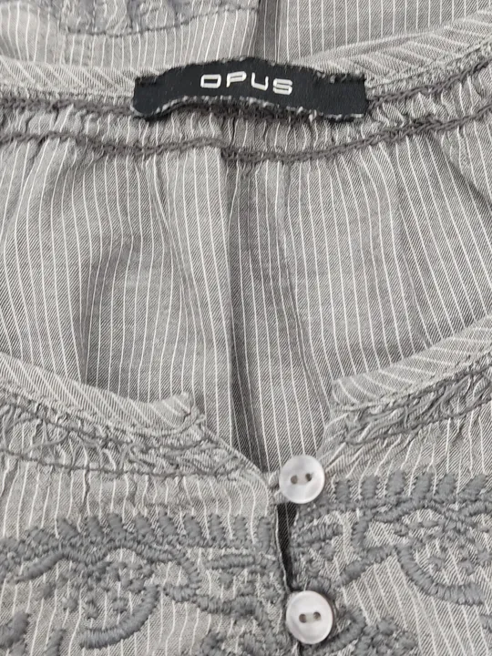 Opus Damen Shirt grau/gestreift Gr. 38 - Bild 2