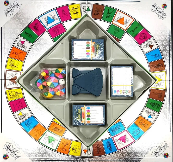 Vintagespiel  1998 - Trivial Pursuit - Jahrtausend Ausgabe - Gesellschaftsspiel - Bild 3