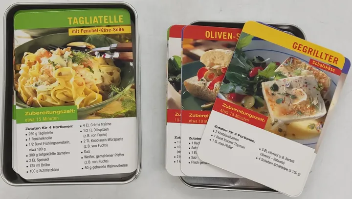 Die Rezept Box 50 Rezeptkarten mit färbigen Abbildungen 15 Minuten Gerichte - Bild 2