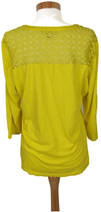 Street One Damen Shirt Top 3/4-Arm gelb - XL/42 - Bild 2