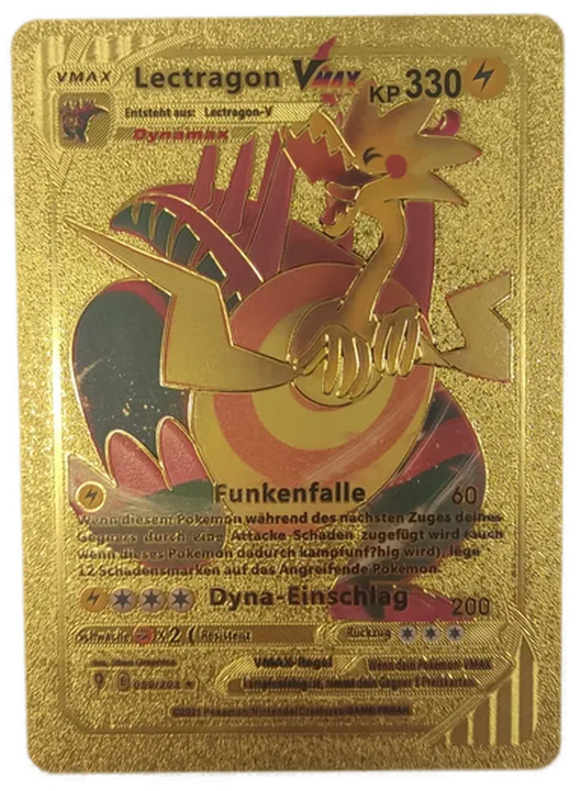  Pokémon Sammelkarte Goldfolie Lectragon Vmax - Bild 1