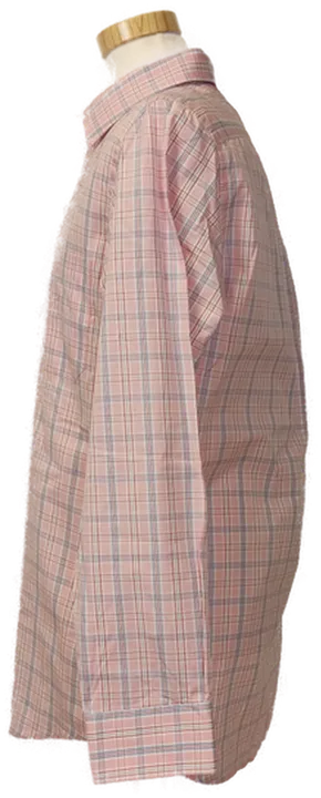 Original Salzburger - Trachtenhemd langarm Gr. 40 - rosa - kariert  - Bild 3
