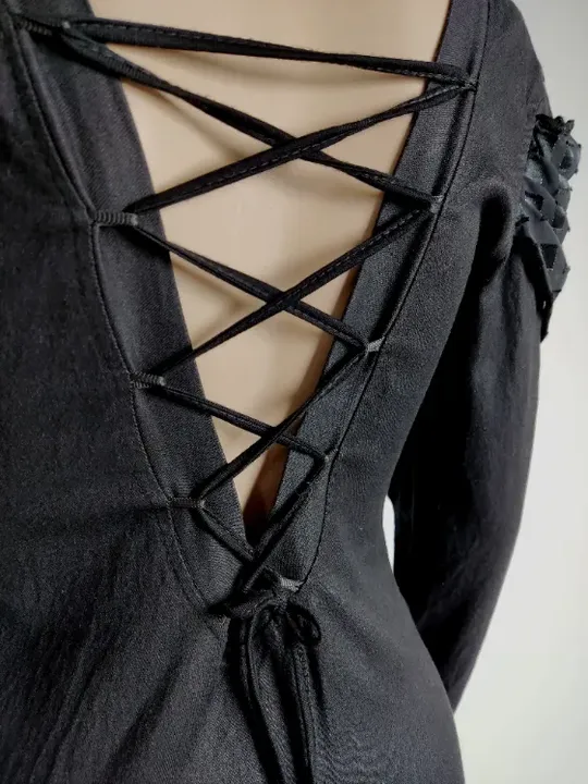 Led Zepp Paris Damen Kleid schwarz - Gr. XXS/XS - Bild 4