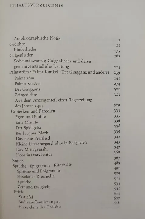 Christian Morgenstern: Gesammelte Werke in einem Band - Margareta Morgenstern [Hrsg.] - Bild 2