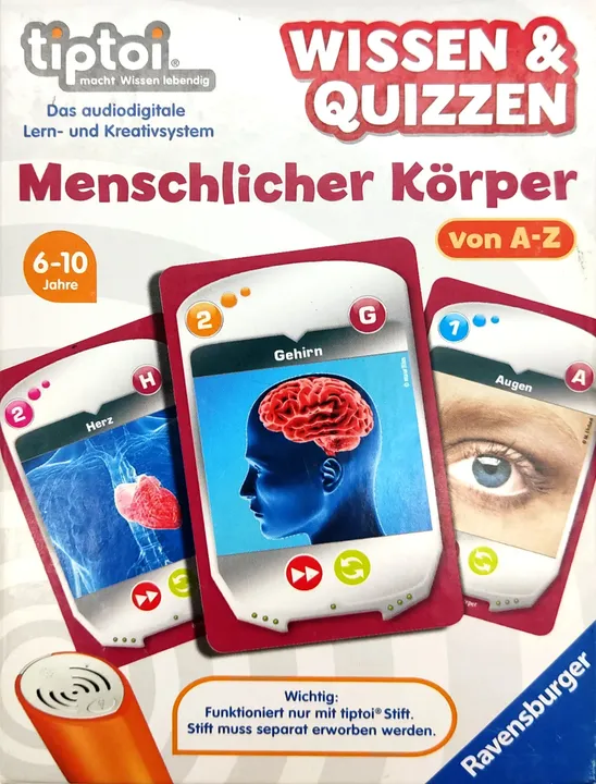 tiptoi® - WISSEN & QUIZZEN- Menschlicher Körper - RAVENSBURGER - Bild 1