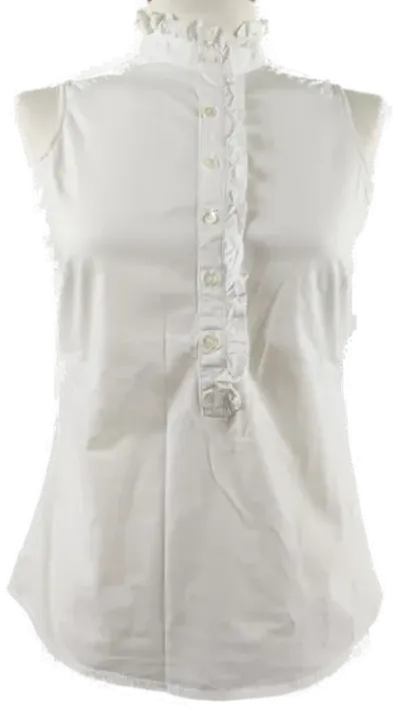 ZARA Basic Damen Bluse weiß - XS - Bild 1