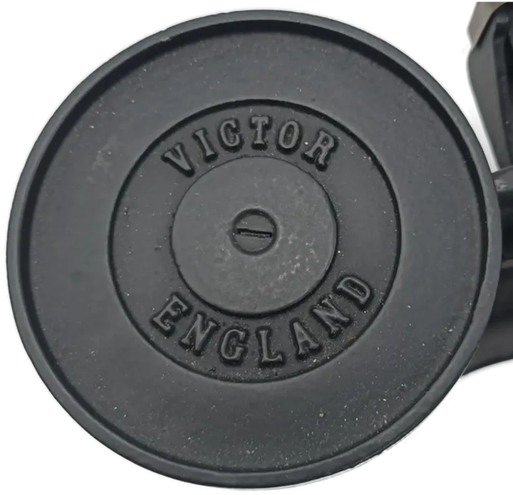 Victor England Vintage Gusseisen Küchenwaage schwarz/Messing - Bild 4