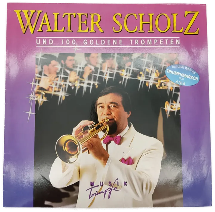 Walter Scholz und die 100 goldenen Trompeten Vinyl Schallplatte  - Bild 2