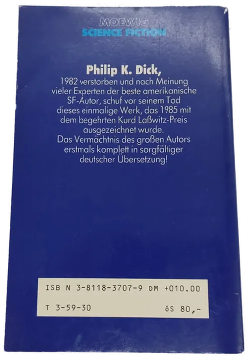 Buch Moewig Science Fiction Highlights 1 Philip K. Dicks Valis-Trilogie - Bild 2