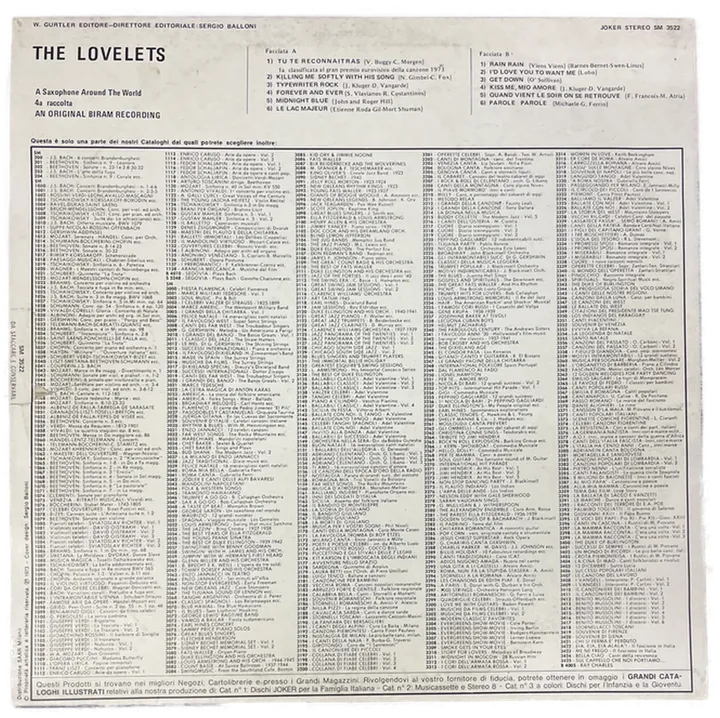 LP Schallplatte - The Loveelets - A Saxophone - Around the World - Bild 2