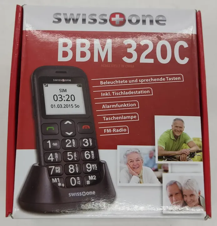 Swisstone Mobiltelefon BBM 320c /GSM/All Carriers/ 1 GB schwarz  - Bild 2