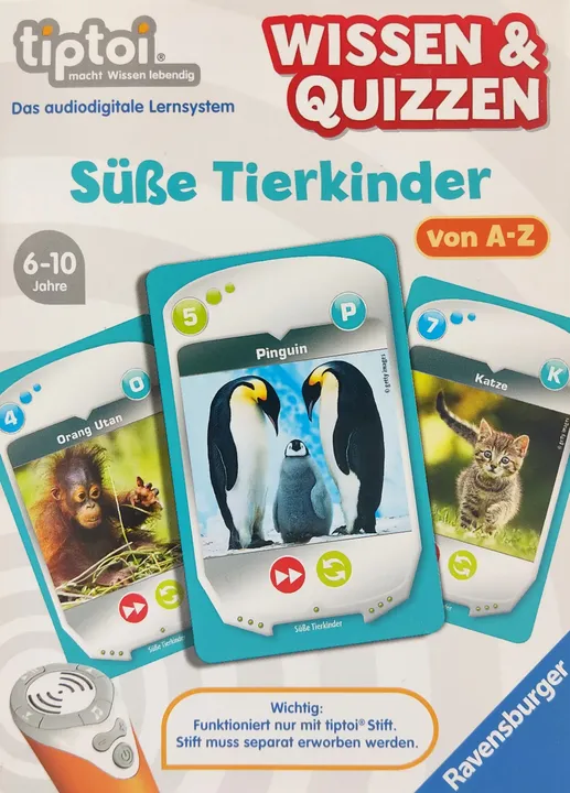 tiptoi® Wissen & Quizzen Süße Tierkinder - Lernspiel - Ravensburger  - Bild 4