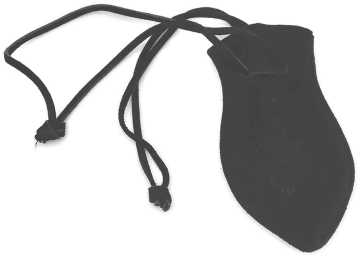 Damen Rauledertäschchen schwarz  - Bild 1