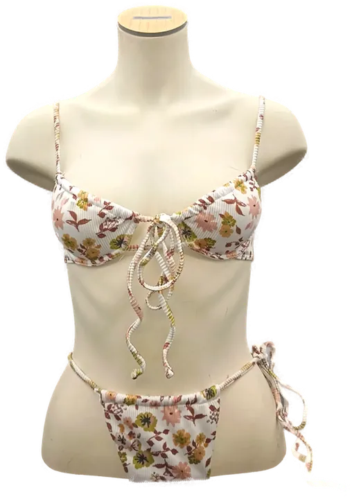Bikini mit floralem Muster Gr. XS - Bild 1