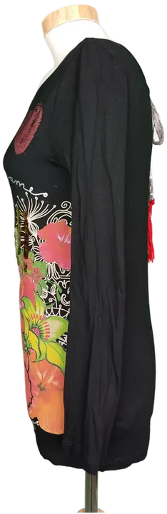 Desigual Damen Shirt schwarz bedruckt - S/36 - Bild 3