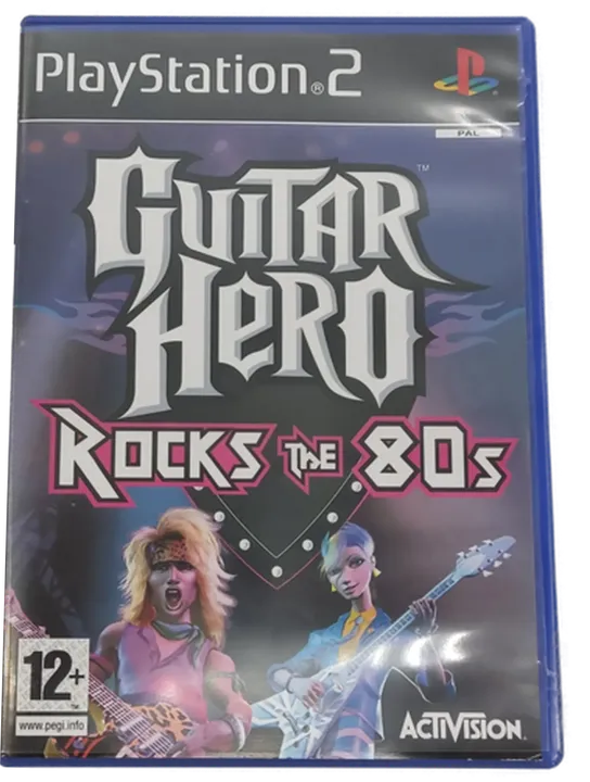 Playstation Sony PS2 Spiel Guitar Hero Rocks the 80s - Bild 2