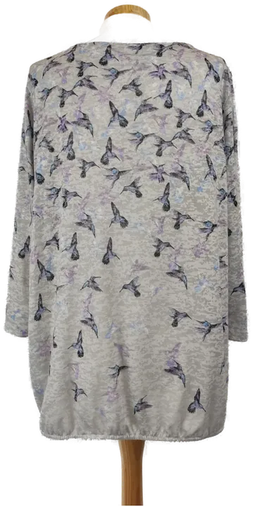 Gerry Weber Shirt grau mit Vögel- L/40 - Bild 2