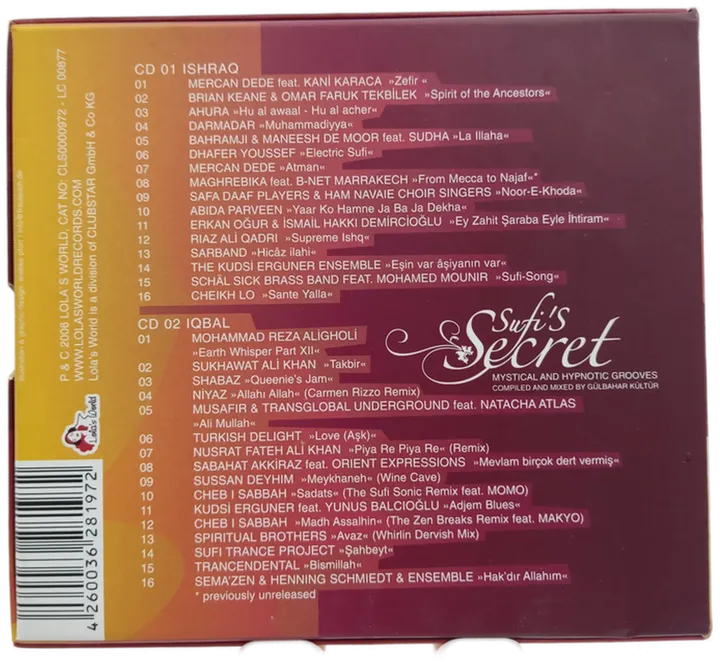 Sufi's Secret: Mystical and Hypnotic Grooves (2 Audio CDs) - Bild 2