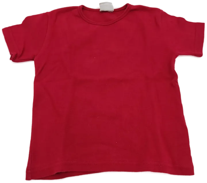 Kikstar Kinderkurzarm T-Shirt rot - 128 - Bild 1