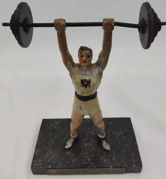Trophäe Gewichtheben K.S.K Brunn 1956 - Bild 2